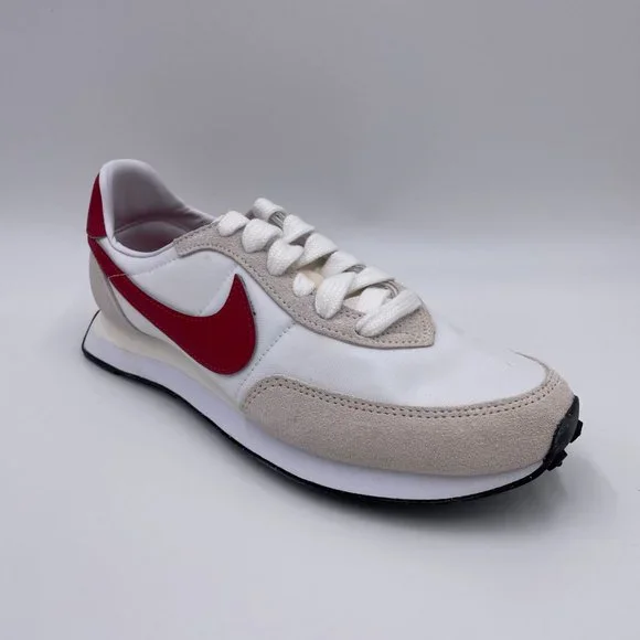Nike Waffle Trainer 2 White / Gym Red - Black Womens Shoes - Picture 7 of 8